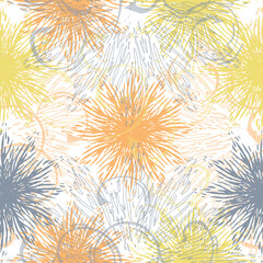  Collage contemporary seamless pattern.