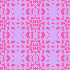 Blue and white watercolor ornament painted with watercolor on paper.