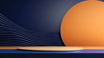 Modern backdrop for tech presentations with a sleek futuristic design ideal for showcasing innovative concepts.