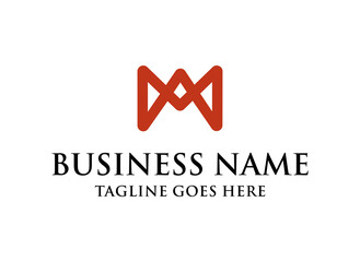 Abstract letter logo design initial business name