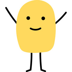 Cute Blob Stickman