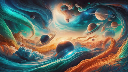 Colorful abstract wallpaper texture background