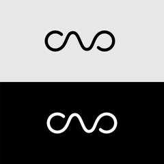 Cavo ambigram letter mark logo design inspiration