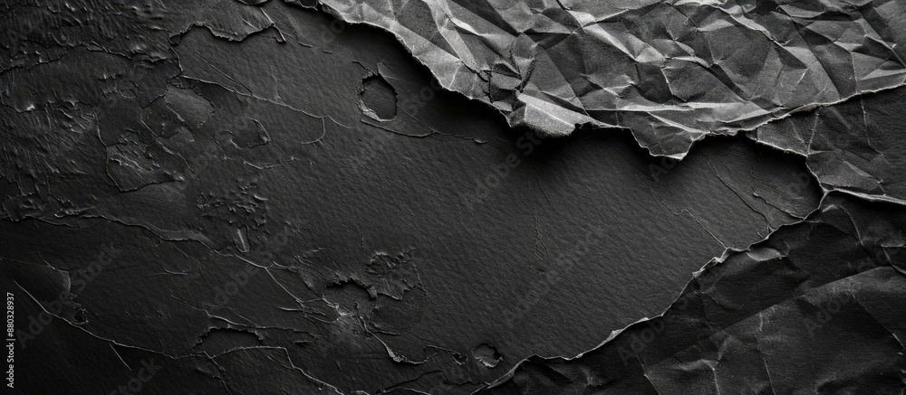 Aufkleber background of textured black paper with copy space image.