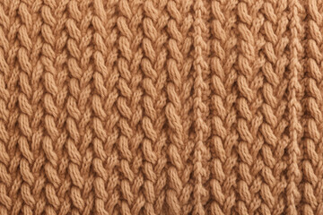 Fototapeta premium Processed collage of knitted braids cotton yarn texture. Background for banner, backdrop or texture