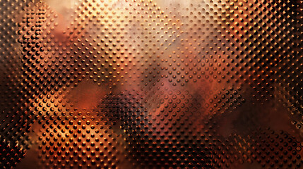 metal background, cooper backdrop, texture with dots