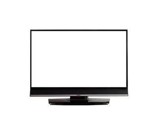  TV receiver isolated on white background