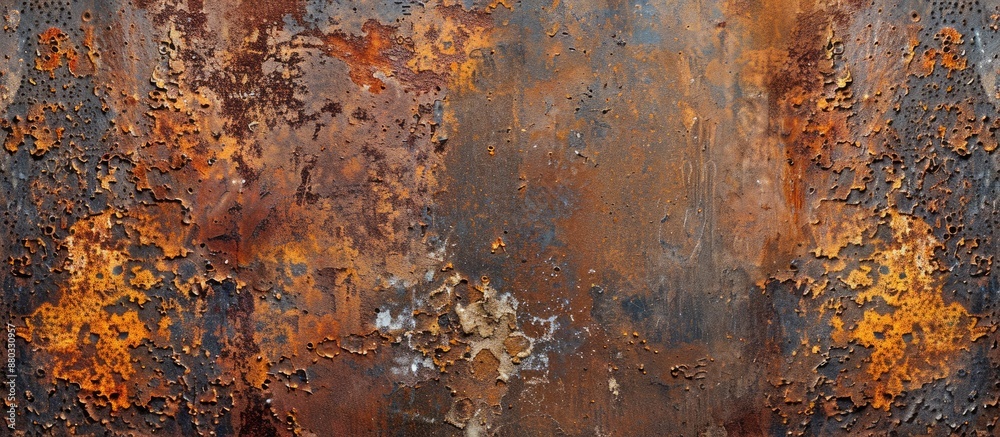 Aufkleber A front facing view of a rusty surface suitable for text as a graphic resource with copy space image