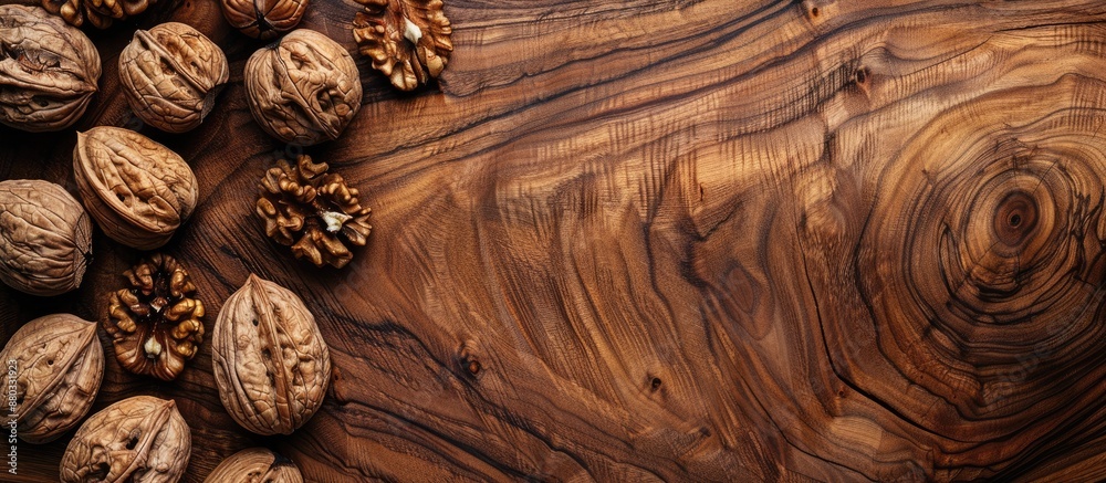 Poster Walnut with copy space image