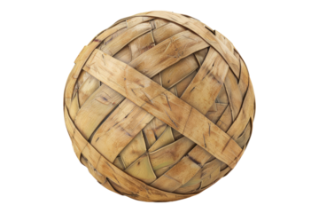 Sepak takraw ball isolated on transparent background