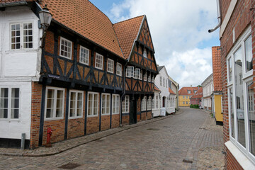 Straße in Ribe - Dänemark
