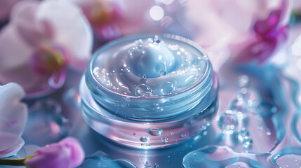 Close-Up Examination of Moisturizing Agents' Molecular Structures, Detailed Organic Compounds Visualized