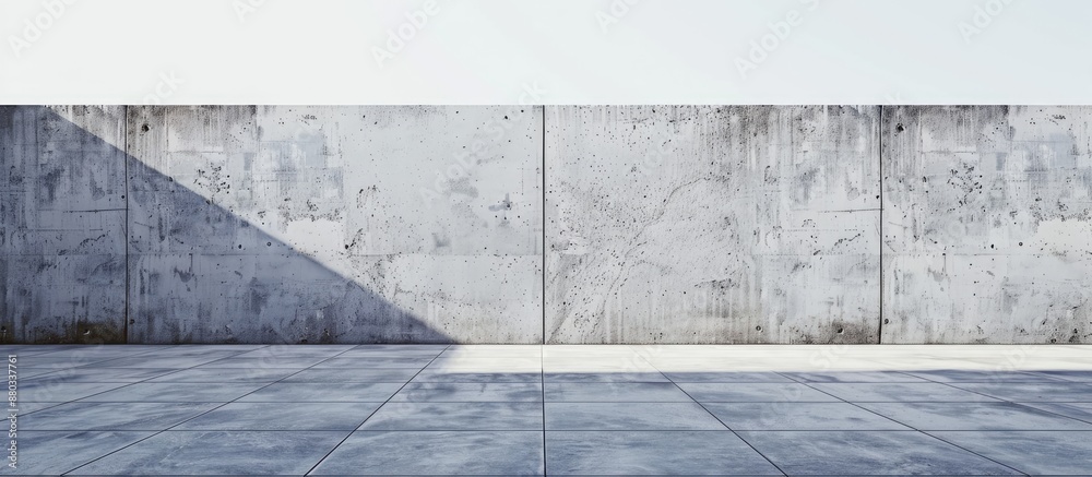 Aufkleber High quality blank white paper background with a concrete wall texture providing ample space for text placement in the picture