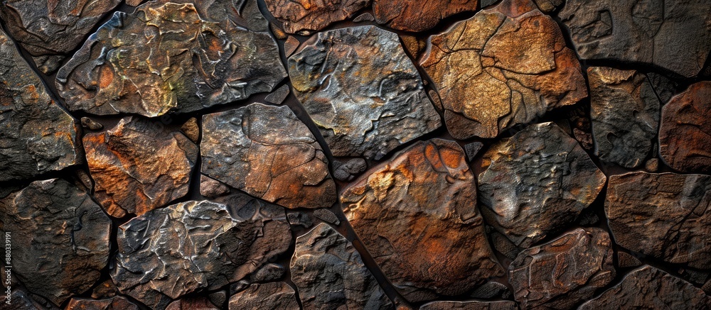 Aufkleber Texture of stone background in a copy space image