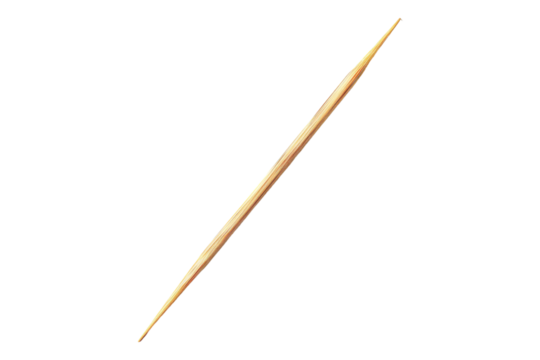 Toothpick isolated on transparent background