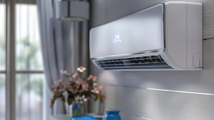 A smart air conditioner that adjusts settings based on room occupancy