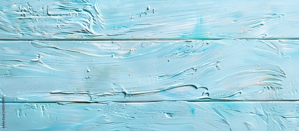Aufkleber wooden board background in light blue with a textured surface for a copy space image