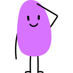 Cute Blob Stickman