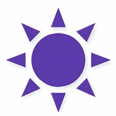 A colorful sun icon Vector