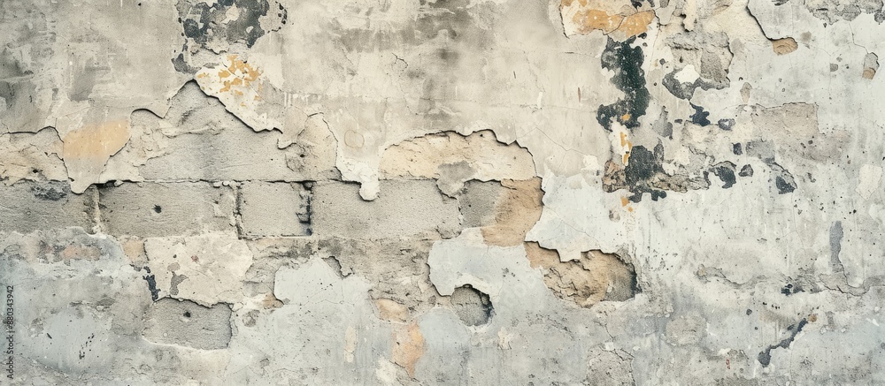 Poster retro style copy space image featuring an old aged cement or stone texture symbolizing a vintage gru