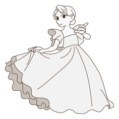 ウェディングドレスを着ている花嫁