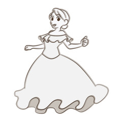 ウェディングドレスを着ている花嫁