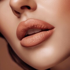 Fototapeta premium beautiful woman perfect lips
