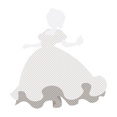 ウェディングドレスを着ている花嫁