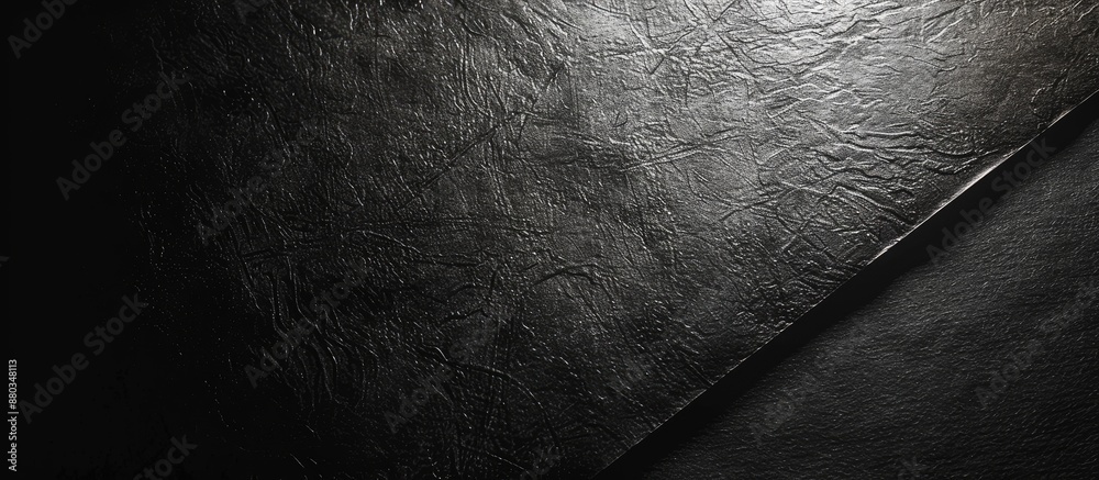 Aufkleber dark toned black paper texture with a soft focused spotlight adding elegance to the copy space image