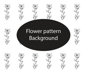 stock pattern background. trend line botanical flower pattern background