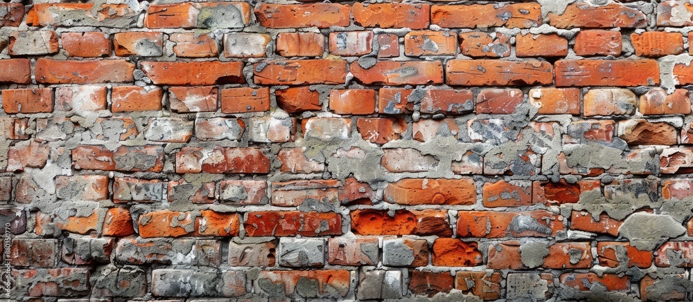 Poster old brick wall offering a textured background with copy space image