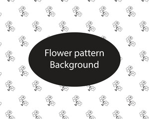 stock pattern background. trend line botanical flower pattern background
