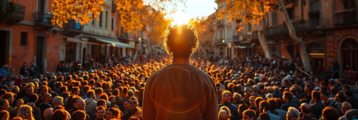 Inspiring address resonates with multitude, sparking reflection