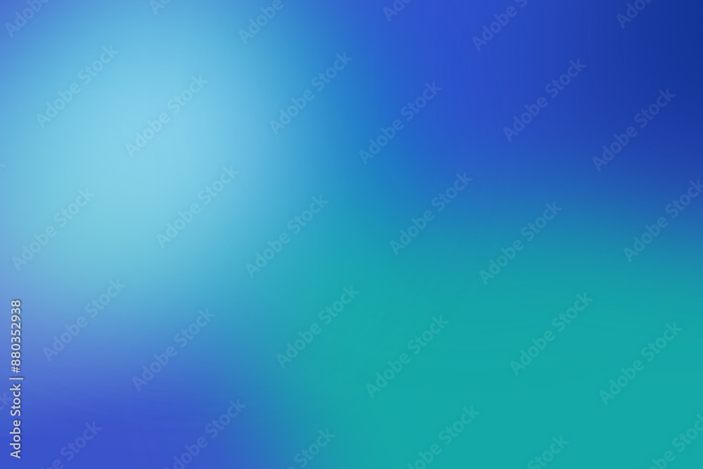 Poster abstract blue cyan gradient abstract background. elegant bright and smooth turquoise light soft blue