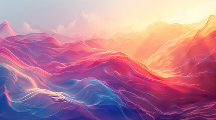 gradient color fields with subtle transitions and soothing tones creating a calm and relaxing visual effect with a harmonious blend of hues