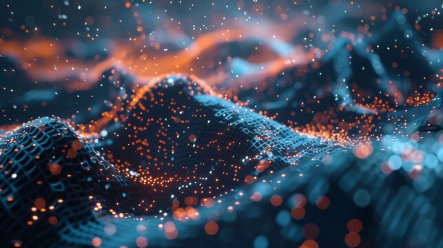 Cloud computing and online storage technology concept - network of business computers connected to internet server services for cloud transfer, backup, and secure access to data in a modern digital wo