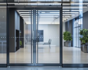 glass door mockup