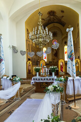 interior of the Greek Catholic Church..
