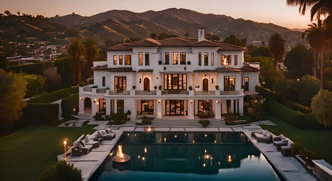 Mansion in the city of Los Angeles.