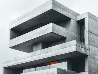 Obraz premium Modernist Concrete Architecture