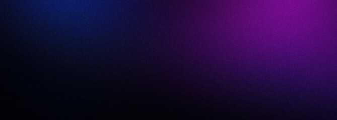 Noisy blue black abstract background. Colorful gradient. Holographic blurred grainy gradient banner background texture.