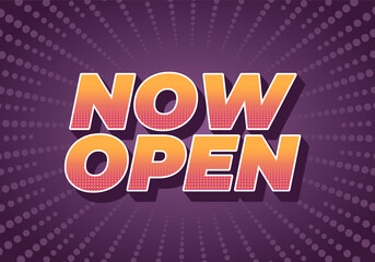 Now open. Text effect in 3D style with good colors