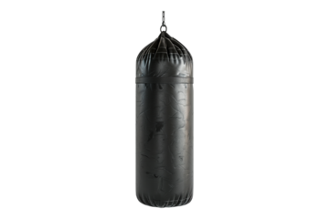 Boxing speed bag isolated on transparent background