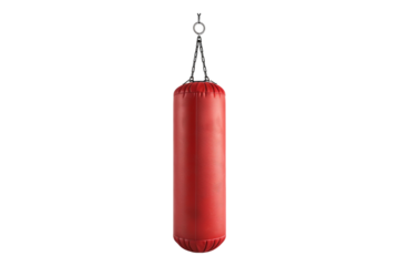 Boxing speed bag isolated on transparent background