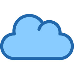 Vector Icon Cloud, data, storage, network, server