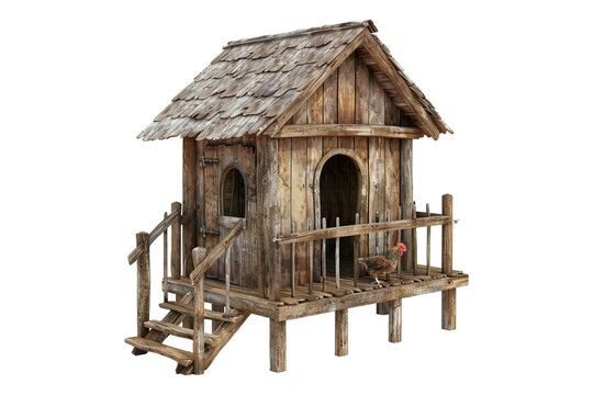 recommend clip art: Chicken coop isolated on transparent background
