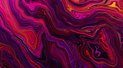 vibrant and swirling glitch art patterns with neon hues creating a dynamic and chaotic digital design full of energy