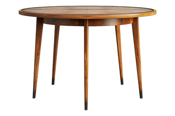 Dining table isolated on transparent background