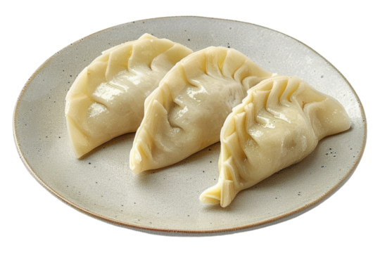 Dumpling isolated on transparent background