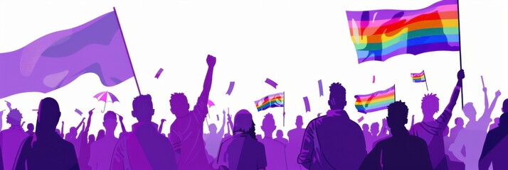 Wear It Purple Day. LGBTIQA+ awareness day. Held in August in Australia. The concept of supporting youth, protecting the rights of minorities